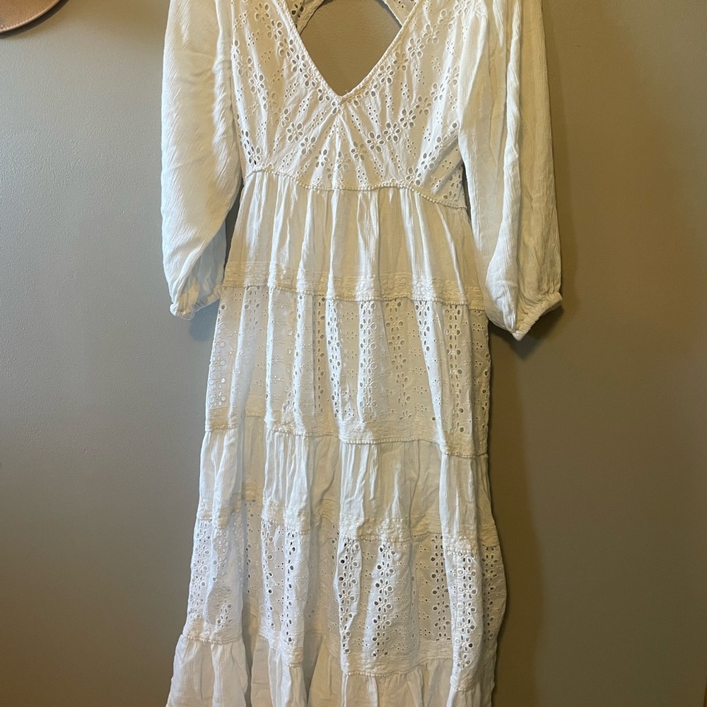 Free People Mockingbird White Lace Dress size XS
